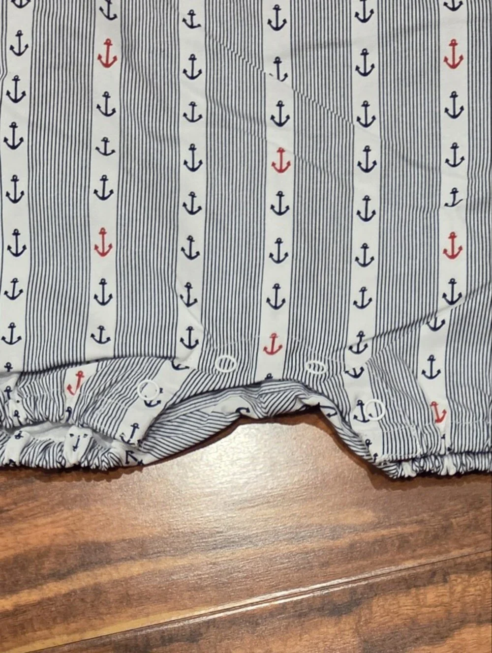 Janie and Jack NWT 0-3 Months Striped Anchor Shortall and Collared Bodysuit